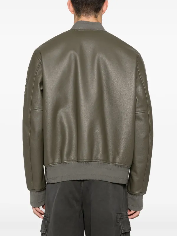 Givenchy エンボスロゴ ボンバージャケット | グリーン | FARFETCH JP