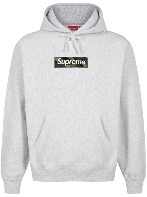 Hoodie Box Logo en coton - Supreme - Modalova