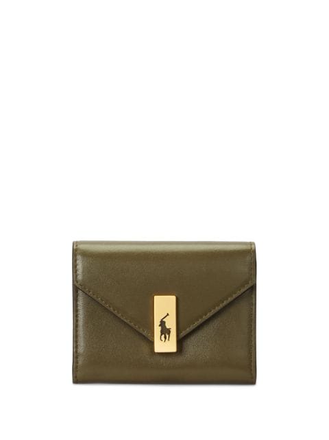 Polo Ralph Lauren logo-plaque leather wallet