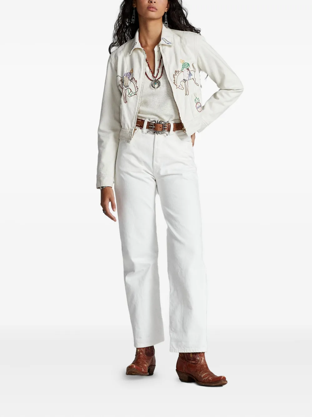 Ralph Lauren RRL Katoenen jeans Wit