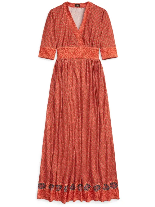 Robe longue à imprimé graphique - Ralph Lauren RRL - Modalova