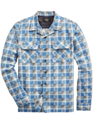 Ralph Lauren RRL チェック シャツ | ブルー | FARFETCH JP