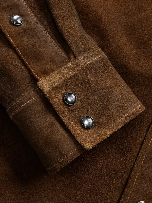 Ralph Lauren RRL スエード シャツジャケット | ブラウン