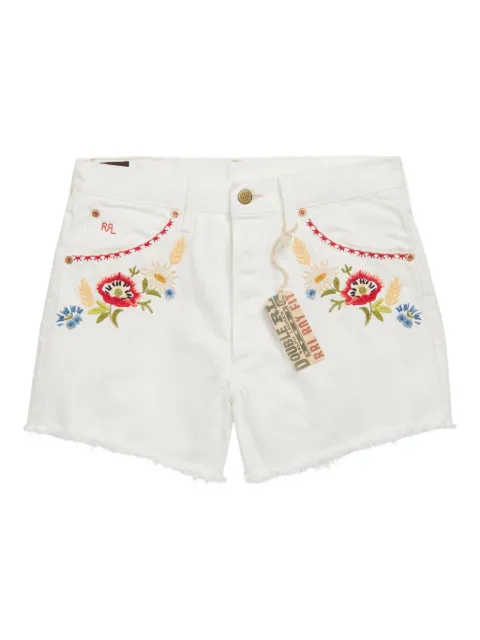 Ralph Lauren RRL embroidered denim shorts