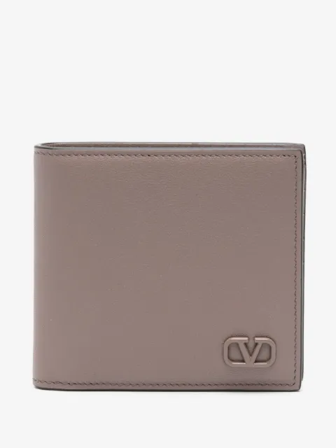 Valentino Garavani V-logo leather wallet