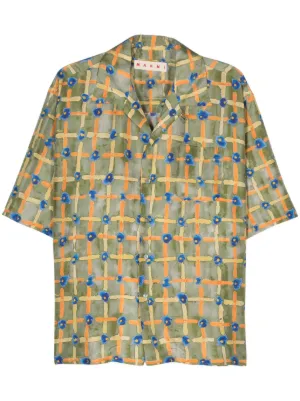 FENDI FF-print Shirt | Yellow | FARFETCH