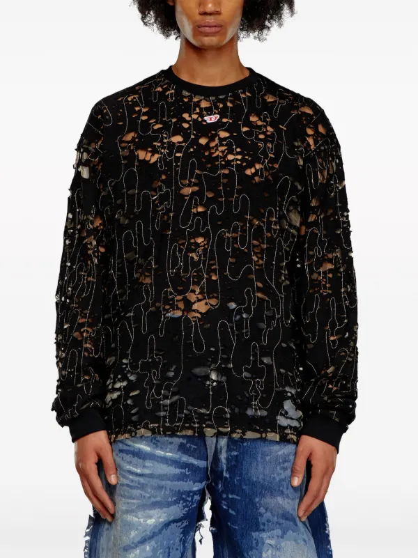 DIESEL ダメージ加工を施した T-boxt Tシャツ人気【関税込み】 Diesel t-boxt-slits-r8 t-shirt | Grey | FARFETCH