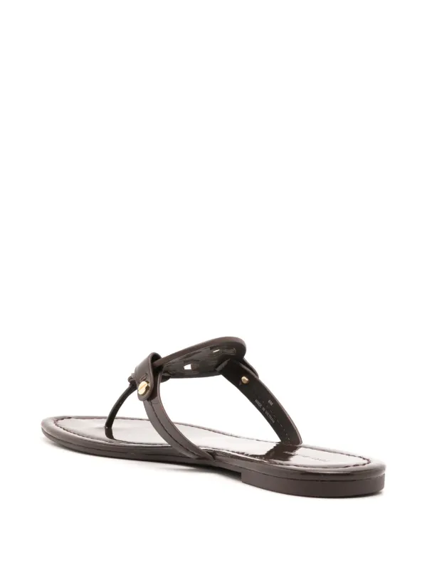 関税込み【Tory Burch】Miller レザー サンダル Tory Burch Miller レザーサンダル | ブラック | FARFETCH JP