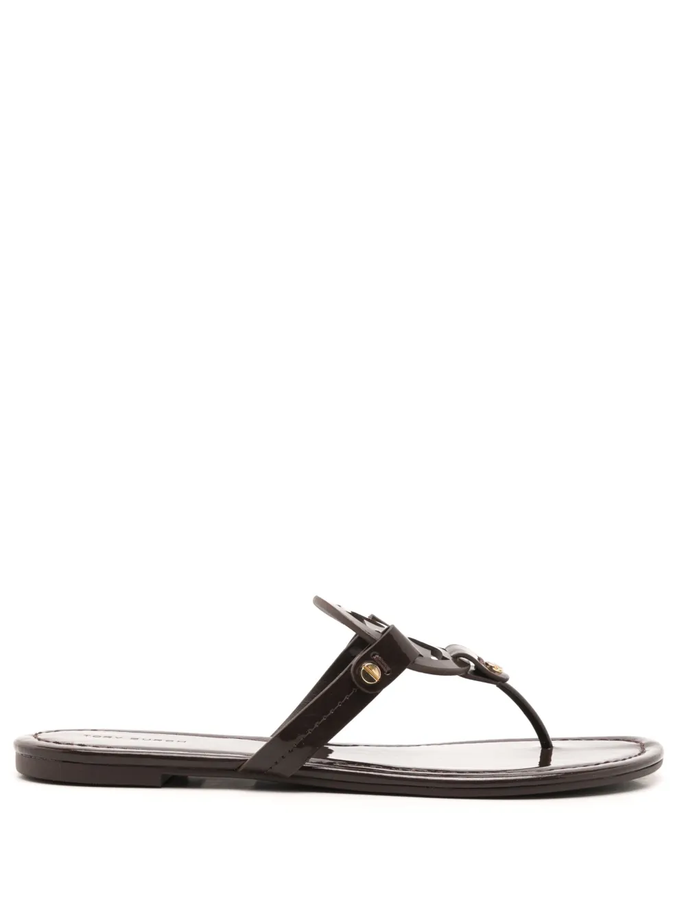 Tory Burch Miller leather sandals Black