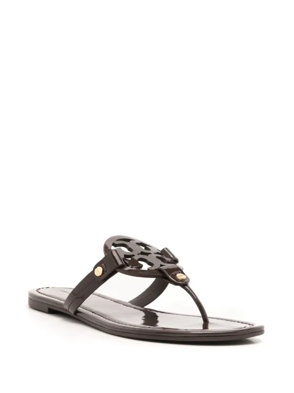 TORY BURCH Miller レザー プラットフォーム サンダル Tory Burch Miller レザーサンダル | ブラック | FARFETCH JP