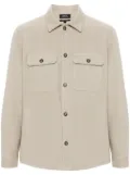 A.P.C. Alessio padded shirt jacket - Neutrals