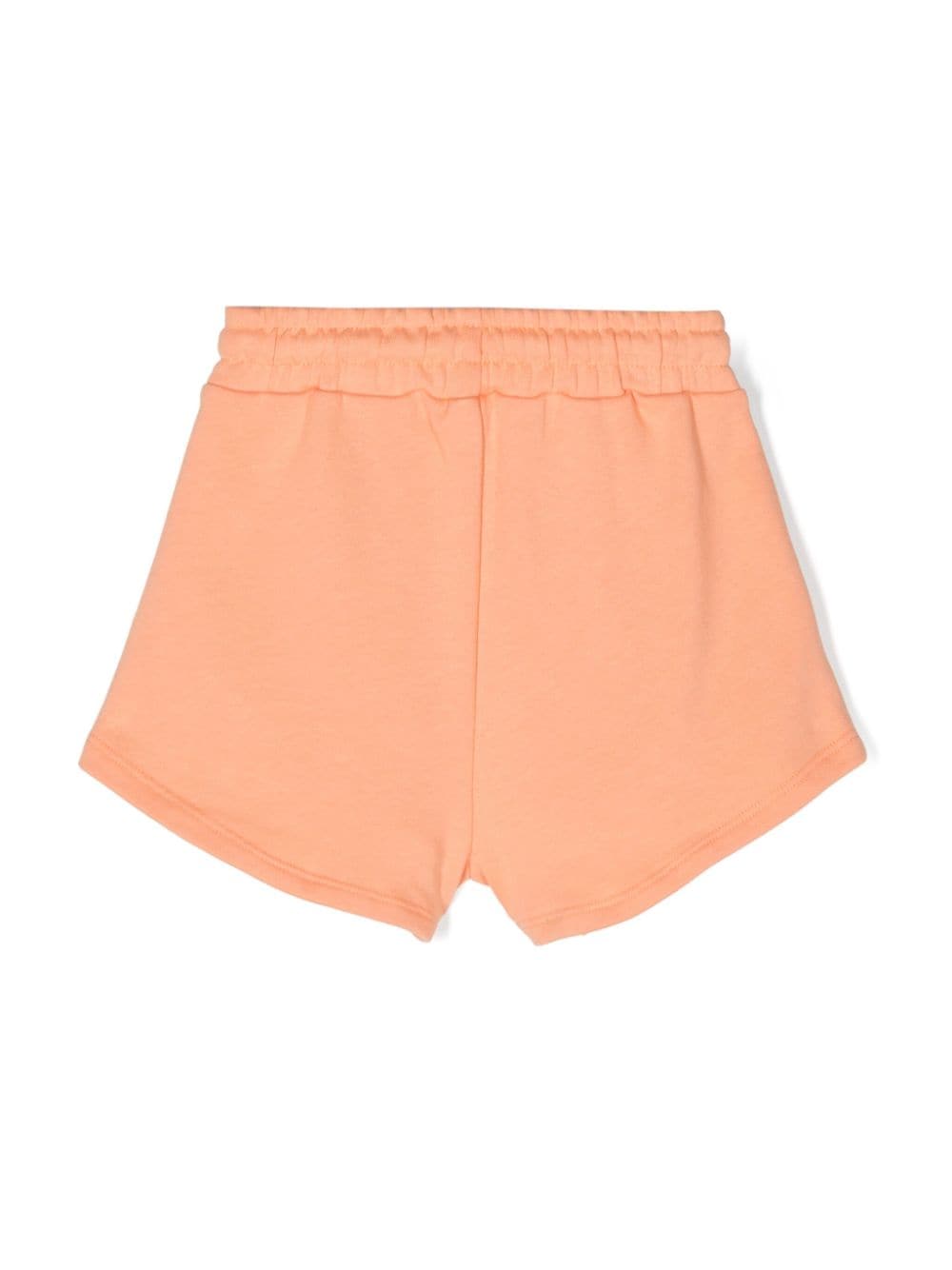 MSGM Kids Katoenen shorts met logoprint Oranje