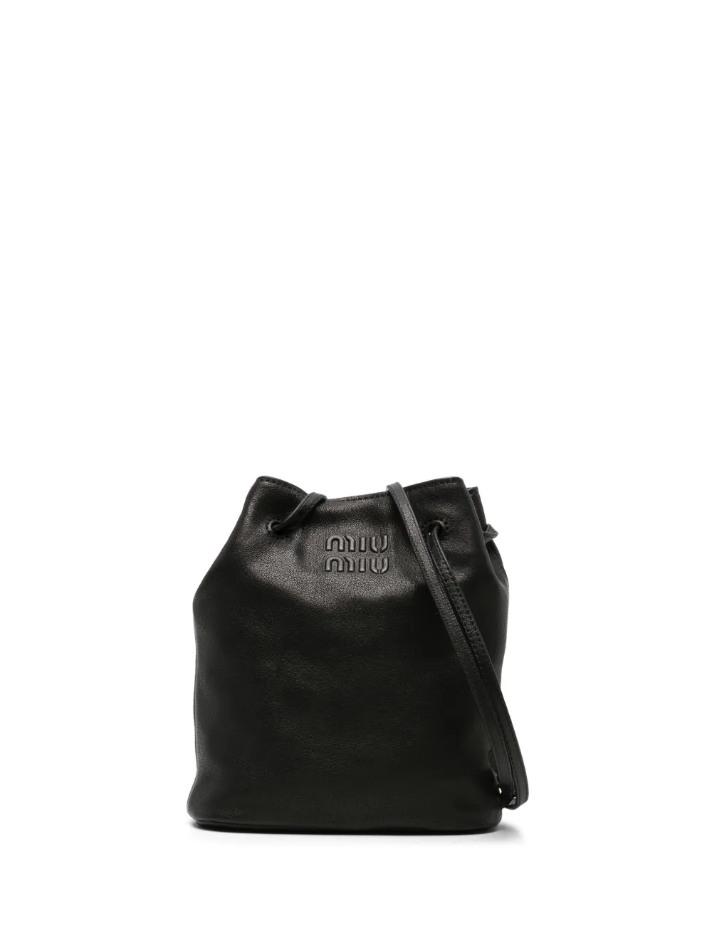 Miu Miu Borsa a secchiello in pelle mini | nero | Image 1