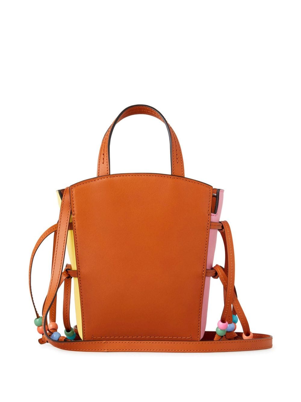 Shop Mulberry X Mira Mikati Mini Clovelly Tote Bag In Orange