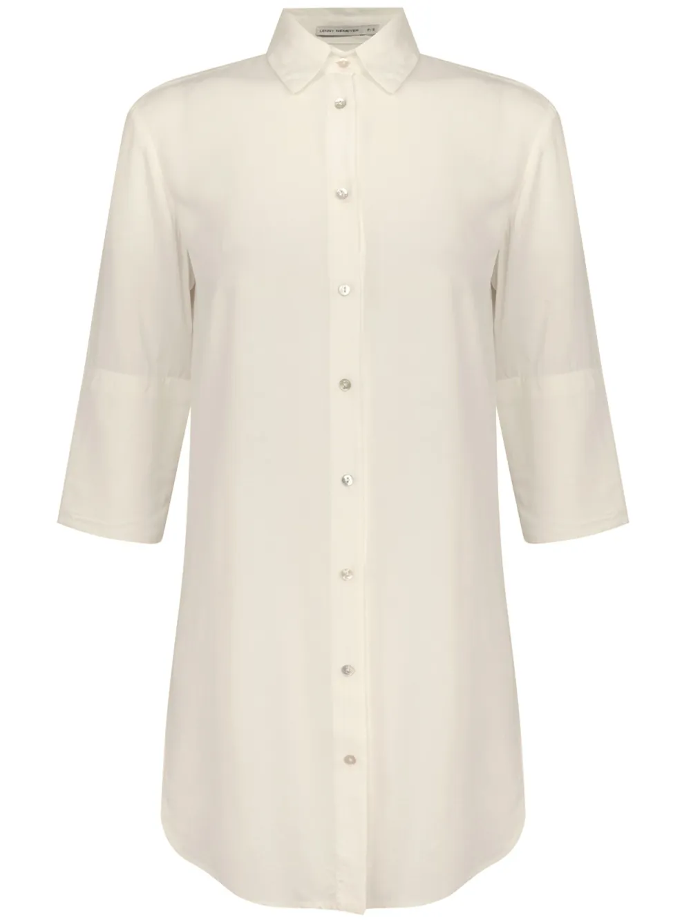 buttoned shirt dress