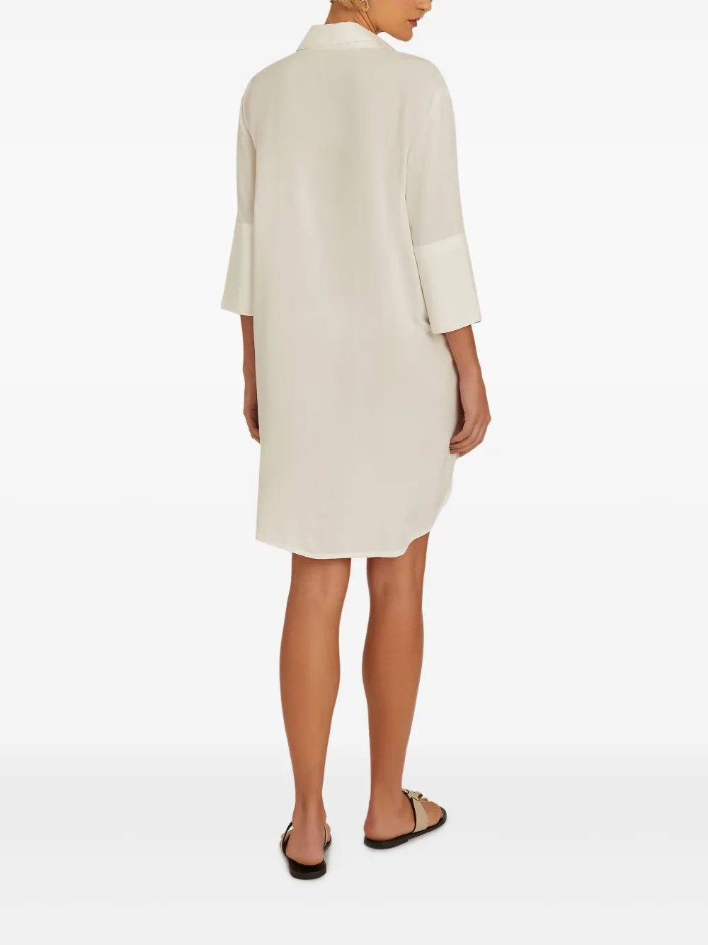 Lenny Niemeyer buttoned shirt dress - Wit