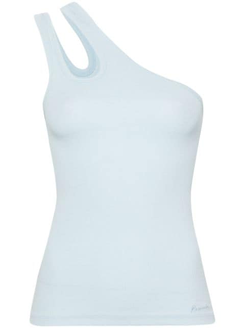 REMAIN one-shoulder fine-ribbed top