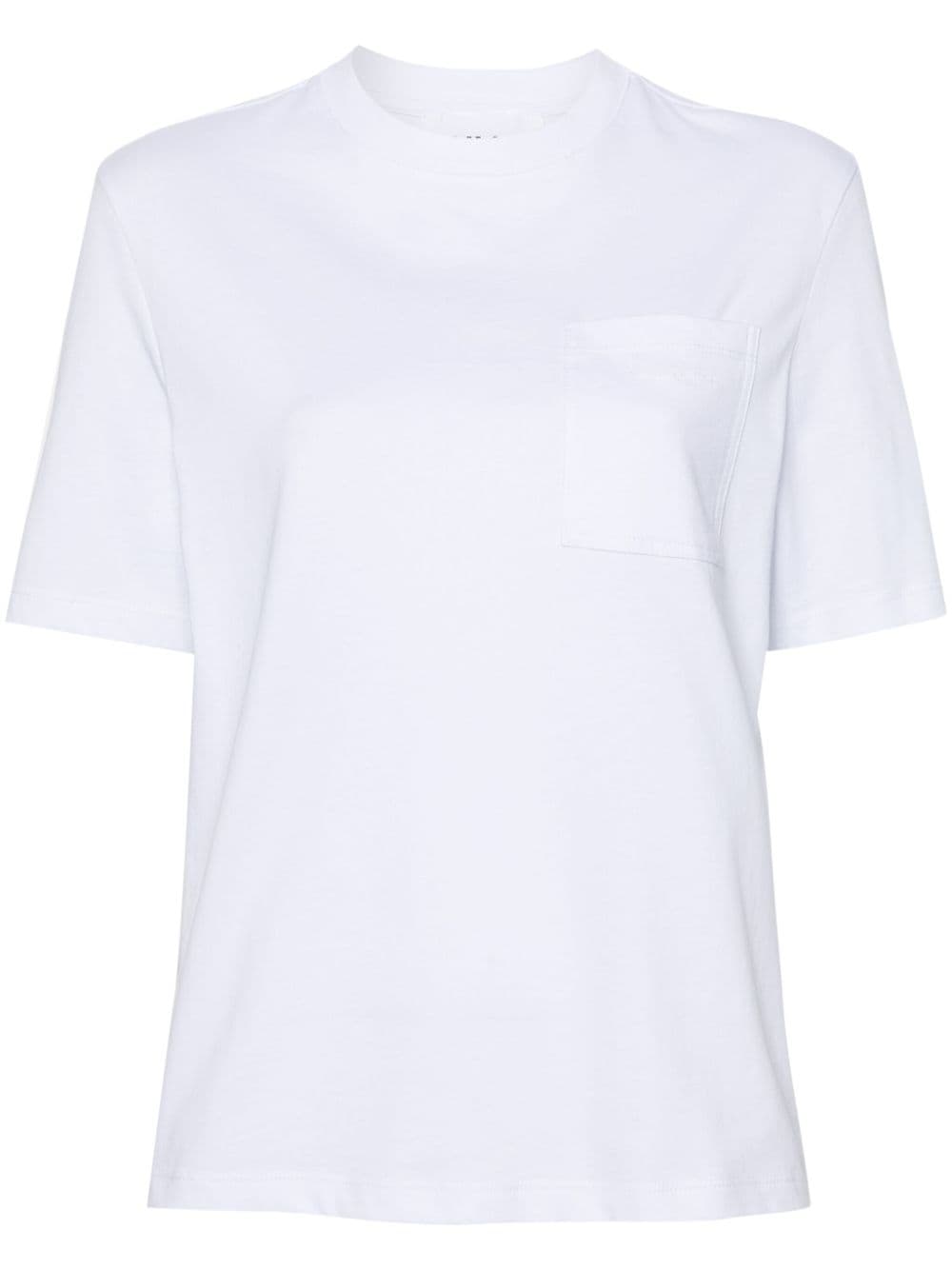 remain t-shirt en coton à logo brodé - blanc