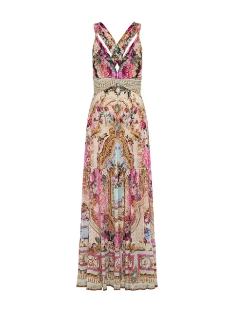 Camilla vestido midi estampado