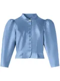 DESTREE Amoako satin-weave jacket - Blue