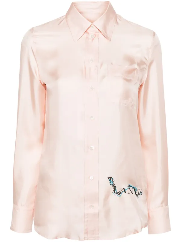 lanvin dress shirt Lanvin - Fitted Shirt For Men - Optic White