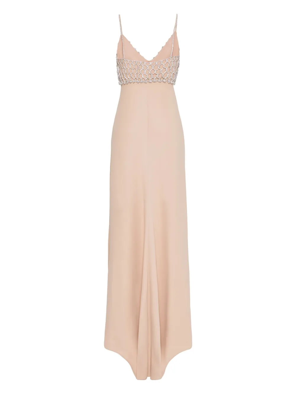 Valentino Garavani crystal-embellished silk gown - Pink