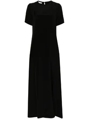 White silk deals t shirt dress