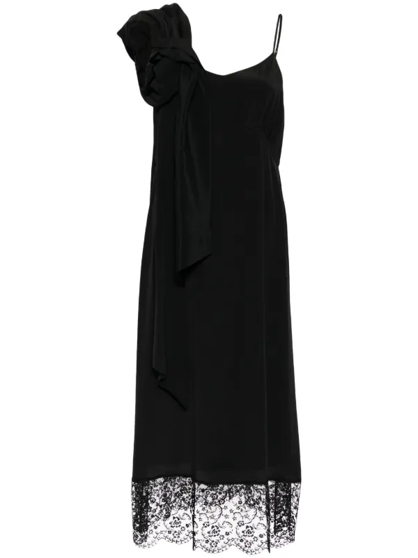 Simone Rocha rose appliqu Slip Dress Farfetch