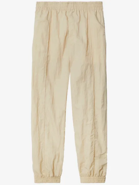 Burberry crinkled wide-leg track pants