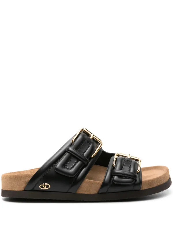 サンダル・ミュール VALENTINO Valentino Garavani Fussfriend Slide Sandals Valentino Garavani Fussfriend Slide Sandals | Saks Fifth Avenue