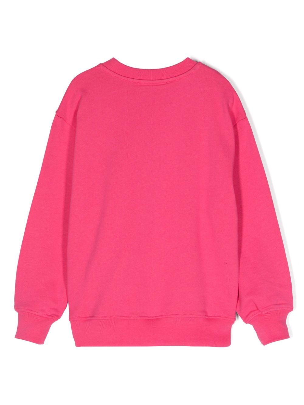MSGM Kids Katoenen sweater met logoprint Roze