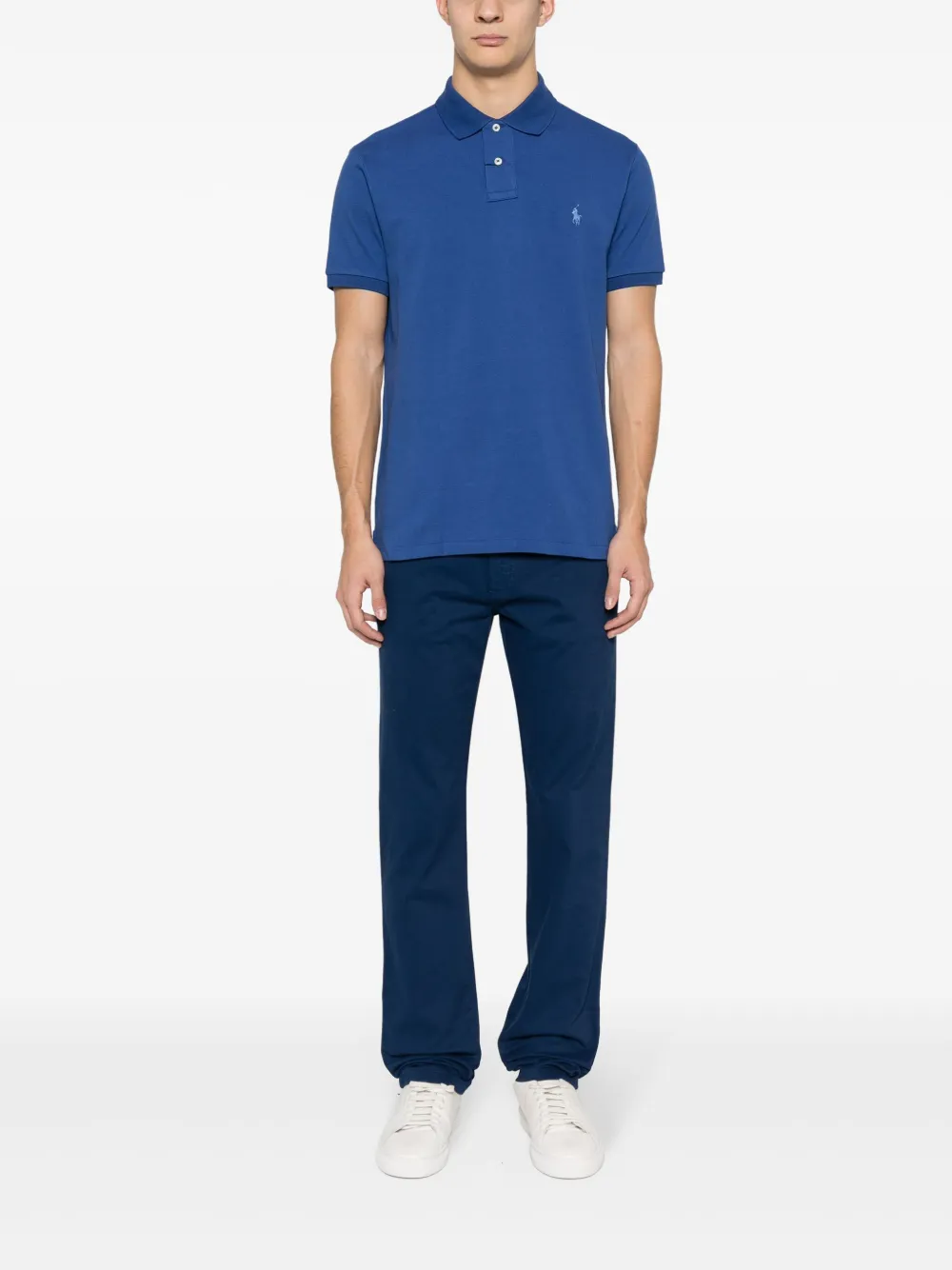 Embroidered Pony Polo T-shirt