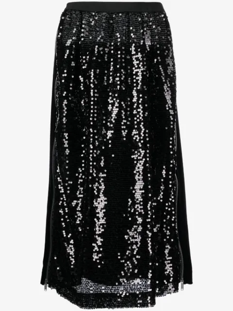 Undercover sequinned maxi skirt