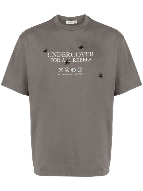 Undercover slogan-print Cotton T-shirt - Farfetch