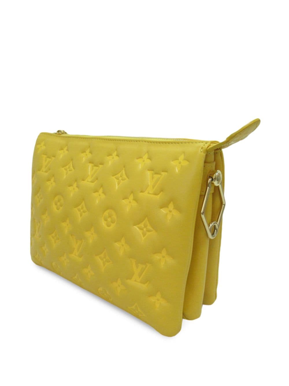 Pre-owned Louis Vuitton 2002  Coussin Pm Shoulder Bag In Yellow