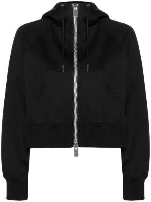 Drawstring sales hoodie cropped