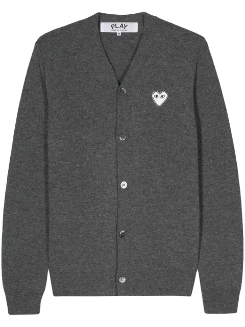 Comme Des Garçons Play cárdigan con parche de corazón
