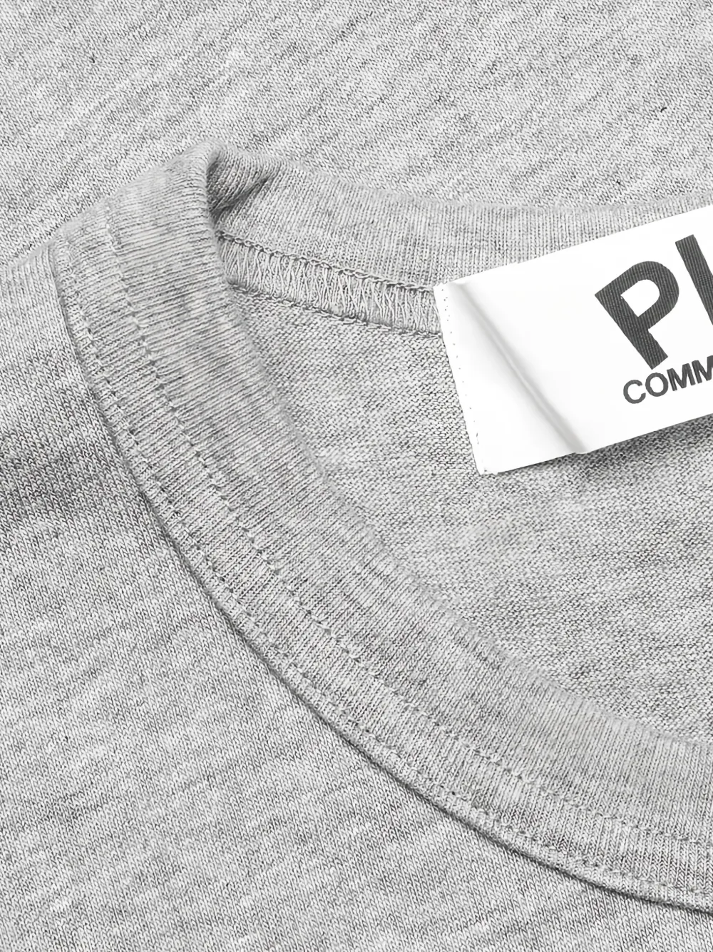 Comme Des Garçons Play T-shirt met hartpatch Grijs