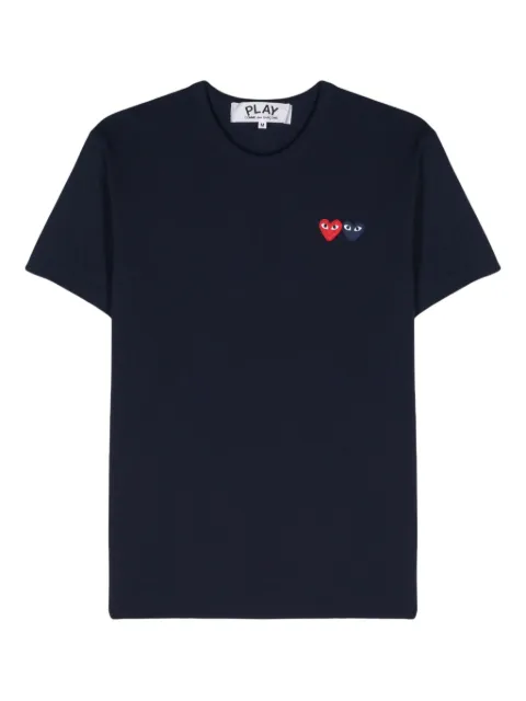 Comme Des Garçons heart-patch cotton T-shirt
