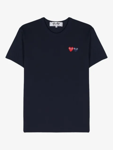Comme Des Garçons Play playera Double Heart