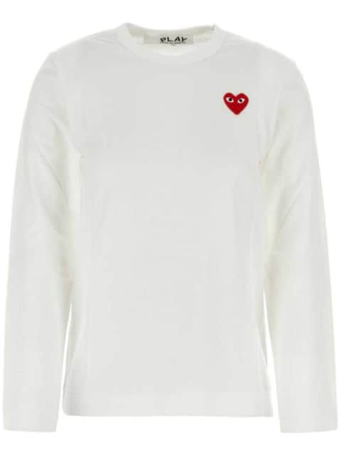 Comme Des Garçons Play heart-patch cotton T-shirt