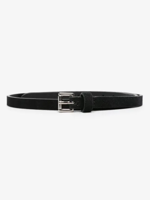 D4.0 double-strap leather belt