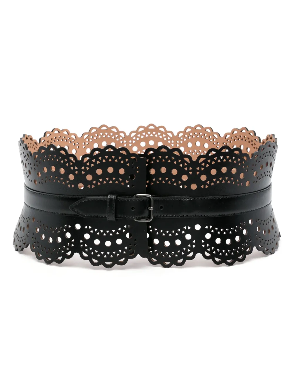 Alaïa Large Perforated Belt - Farfetch