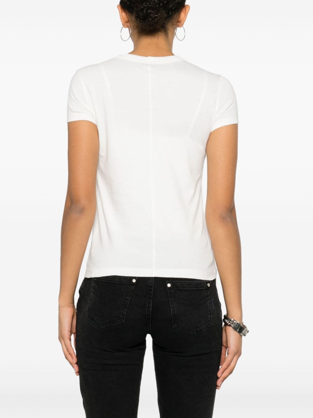 Shop Rick Owens Short-sleeve T-shirt In White