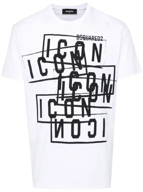 DSQUARED2 Icon Stamps cotton T-shirt