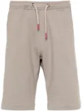 Kiton mid-rise track shorts - Grey