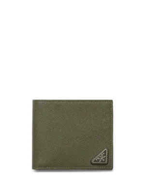 Prada 二つ折り財布 | グリーン | FARFETCH JP