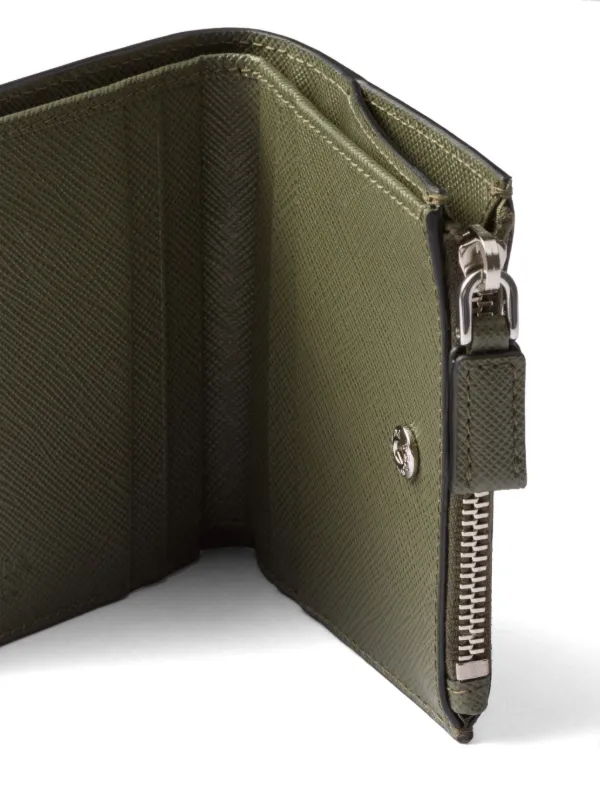 Prada 財布 | グリーン | FARFETCH JP