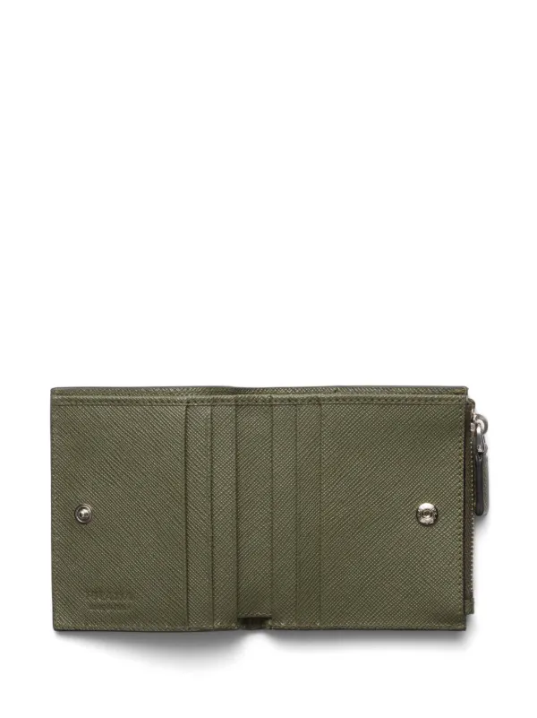 Prada 財布 | グリーン | FARFETCH JP