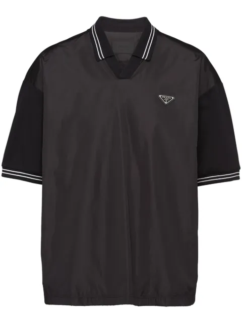 Prada Re-Nylon piqué polo shirt
